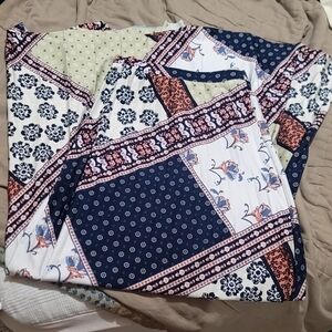 Long Patchwork Skirt